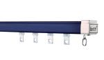 Dark Blue Silent 6mm Height Aluminum Curtain Track Ceiling Mount