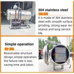30kg Per Batch Pet Food Meat Fish Fruit Vegetable Vacuum Freeze Drying Machine