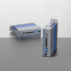 Quality Small Computer DC 12V-24V Wide Voltage Din Rail Firewall Router Fanless Mini Pc wholesale