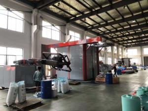 Quality Industrial Shuttle Rotomolding Machine 40kw Max Product Volume 5000L wholesale