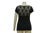 Popular Women'S Business Casual Clothing , Lace Up Front T Shirt Eco Friendly