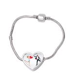 Personalized Sublimation Angel Wings Bracelet With Printable Metal Insert