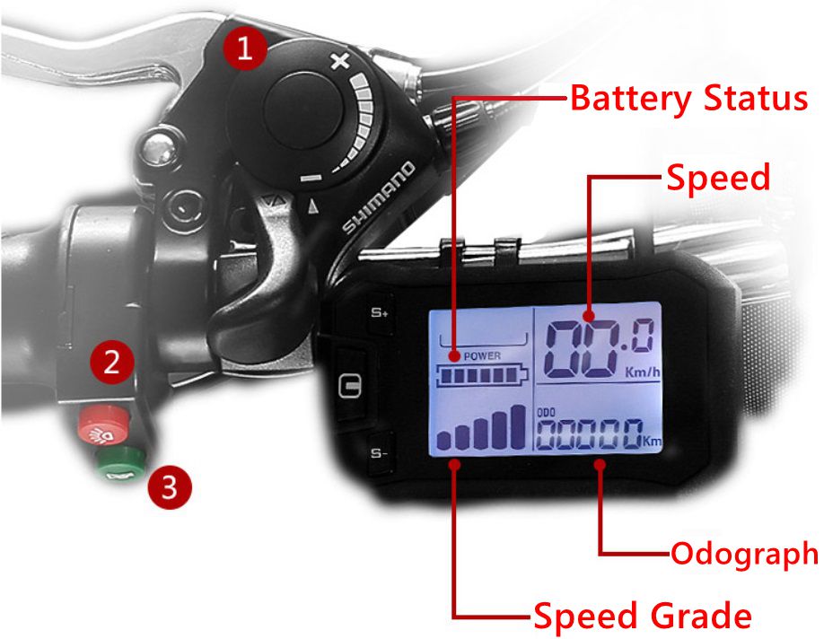 31MPH 26 Inch Folding Electric Bike With 1000W Rear Hub Motor