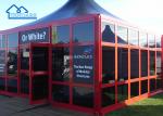 Large Trade Show Custom Outdoor Event Party Marquee Pagoda Tents With Glass Wall