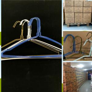 Quality Steel Coat Hangers , Size Optional Adult / Childrens Wire Hangers wholesale