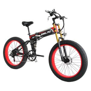 Quality 7 Speed Fat Tire Foldable Electric Bike S11F Battery Powered Mountain Bike wholesale