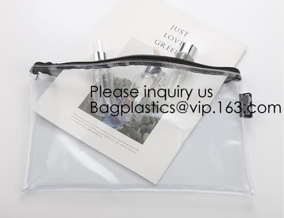 Office Stationery Waterproof Document Slider Pvc Packing Bag,PVC bags, EVA bags, zipper bags, stand up zipper bags