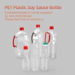 380ml 500ml 760ml Empty Plastic Condiment Bottles Olive Oil Plastic Container