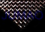Antique Black 1/2" Decorative Metal Mesh Panels Bright Surface With Clear View