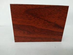 Quality Wood Grain Imitating Finish Aluminum Window Frame Profile Fire - Resistant wholesale