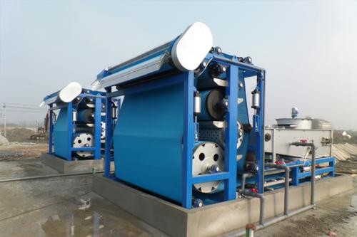 3000mm Belt Thickener Wastewater Treatment Low Power Consumption