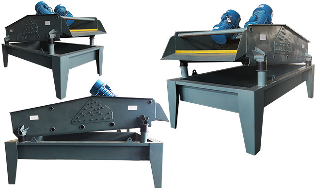 Linear Quartz Sand Dewatering Screen 80-100 Tons Per Hour No Welding Easy Remove