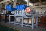 Sofa Shredder Municipal Solid Waste Bulky Furniture Two Shaft Shredder With CE