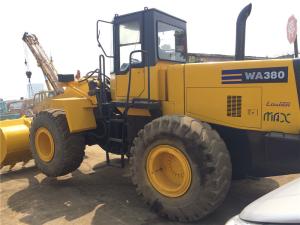 Quality Bucket 3m3 Second Hand Hydraulic Wheel Loader Komatsu WA380 - 3 wholesale