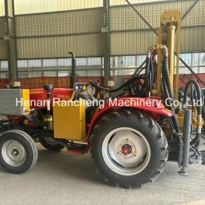 Quality 200/260m 254mm Tractor Mounted Four Wheels Big Power Water Well Drilling Rig wholesale