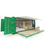 Customized Color Steel Frame Prefabricated Mobile Clothing Store with Galvanized