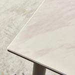 Rectangle Fabric 0.3m3 56kgs Metal Dining Table Sets