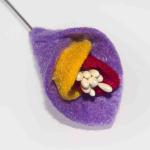 Knighthood Handmade Fabric Flower Brooch Casual Occasion Daily Use