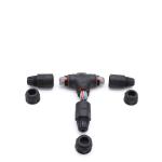 Outdoor Power 3 Way Outdoor Electrical Connector M25 PA66 UL Certified for Cable