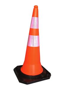 Quality 1M Hot Selling Refletive Orange Road Traffic Cone wholesale
