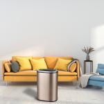 3.17 Gallon Stainless Steel Bathroom Trash Can