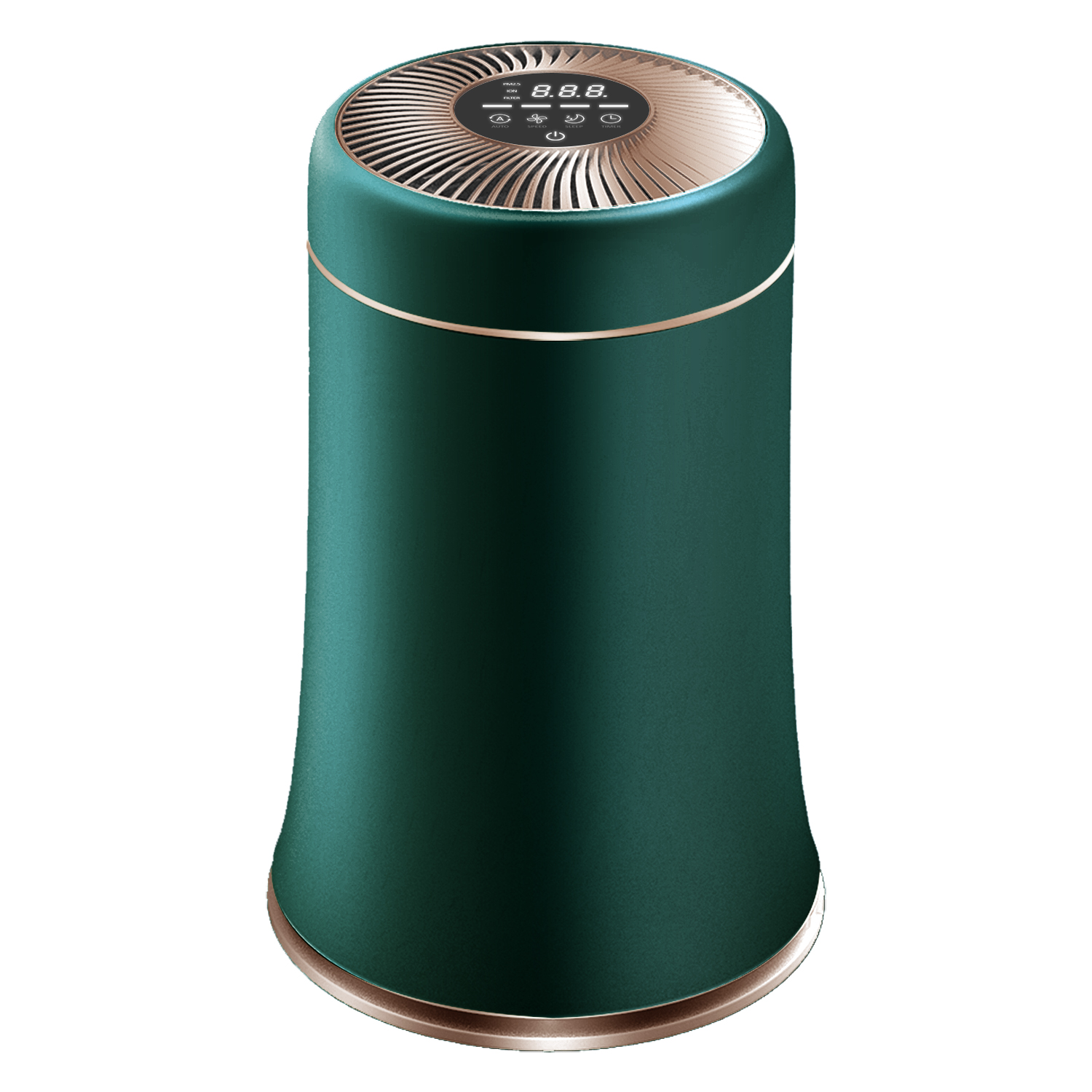 HEPA 13 Desktop Air Purifier 200 Sq Ft 100-240V 24W ABS Materials