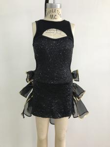 Quality Black Girls Dancewear Pattern Performance Clothing Na Certification wholesale