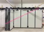 Aluminum Seal Accordion Doors Multi Panels Hinged Industrial Garage Doors