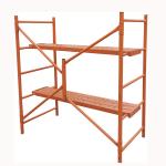 Galvanized Steel H Frame Scaffolding , 1219mm Mobile Access Tower Scaffold