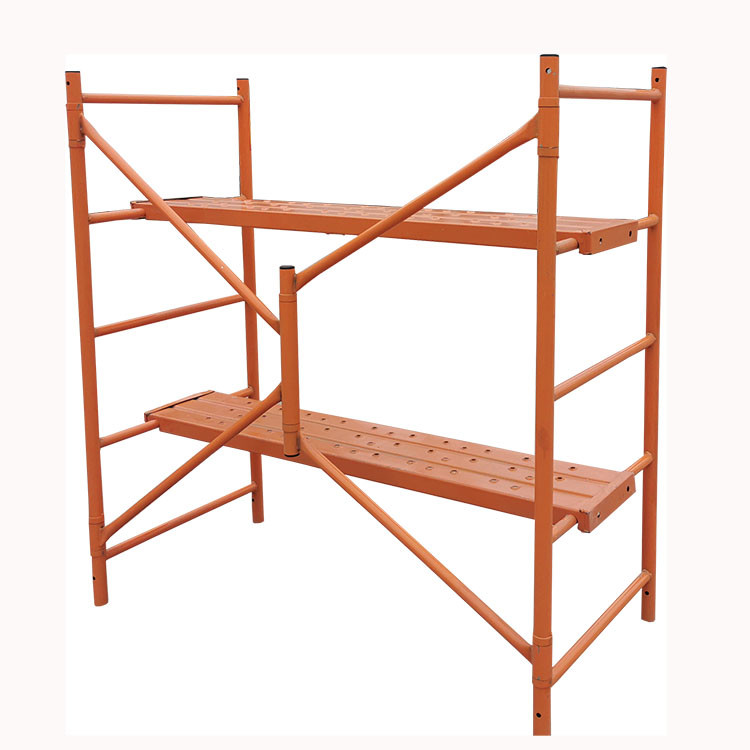 Galvanized Steel H Frame Scaffolding , 1219mm Mobile Access Tower Scaffold