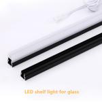 Modern Surface Mounted Single Glass Shelf Cabinet Lighting Warm White Led Glass