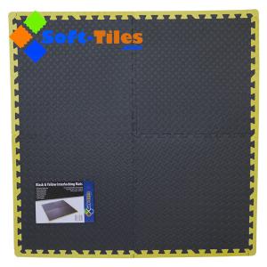Quality Yellow Border EVA Gym Foam Flooring Mat wholesale