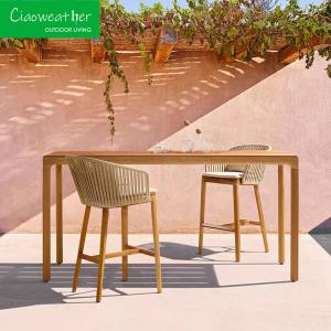 Quality Outdoor Furniture Woven Rope Dining Chair for Customized Color Hotel Courtyard Garden wholesale