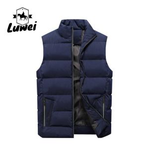 Quality Lightweight Quilted Cold Weather Vest Puffer Sleeveless Vest Without Hood wholesale