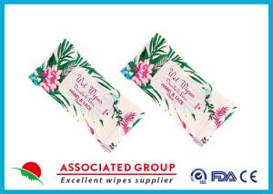 Quality Eco Friendly Female Cleansing Wipes , Flushable Feminine Wipes wholesale