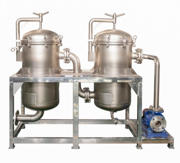 304 Ss Bag Type Filter Assembly Stainless Steel Duplex Strainer Sanitary Food