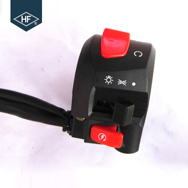 CG Other Parts Plastic Black 7/8" Cafe Racer Motorcycle Handle Switch