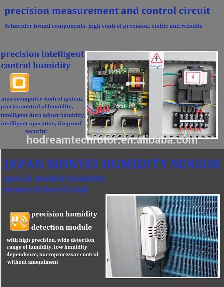 163L/D to 1200L/D good quality industrial dehumidifier