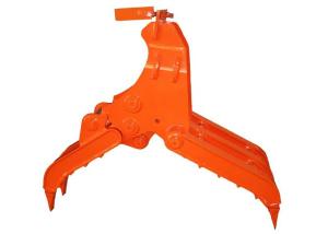 Quality Hitachi Orange Q345B NM400 Excavator Thumb Grab wholesale