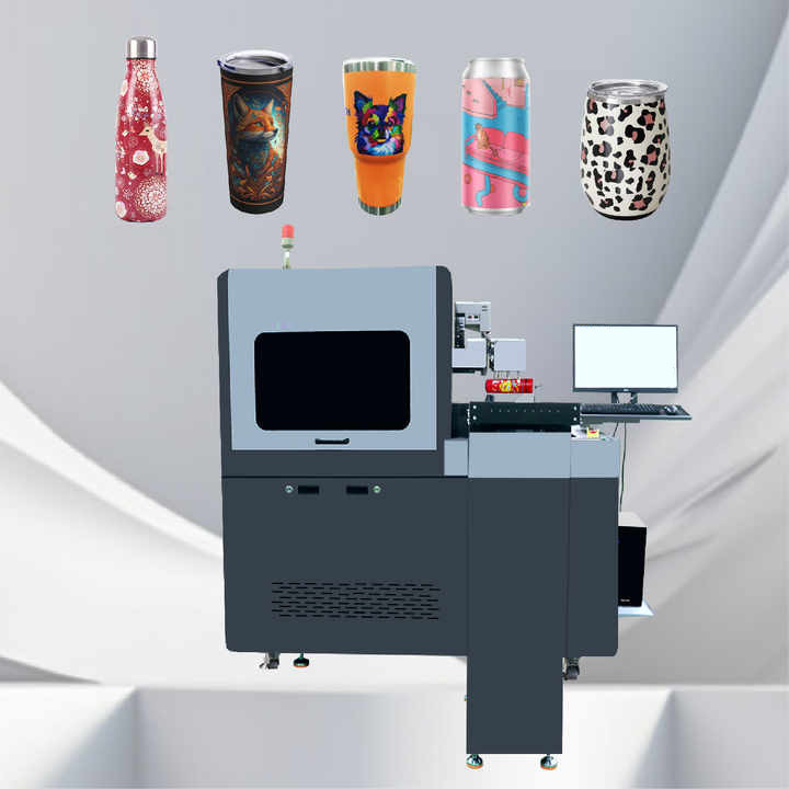 Customizable Printing Length 10-270mm Cylinder UV Printer For Cylindrical Objects Up To 300mm Diameter And 600mm Length