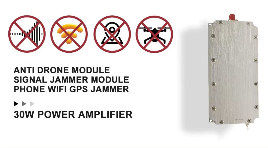 5.2g 30W Ldmos Anti Drone Modules 30W for Anti Drone System Autel Anti-Fpv PA Module Power Amplifier Tatusky Module Anti Drone
