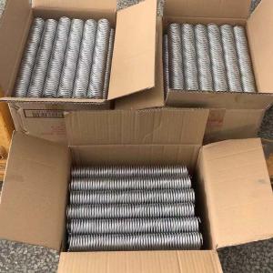 Quality 50.8mm Electroplated Metal Spiral Binding Coil For Notebook wholesale