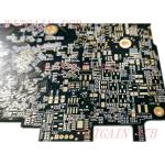 Via In Pad Treatment 8 Layer PCB Black Solder Mask FR4 TG170