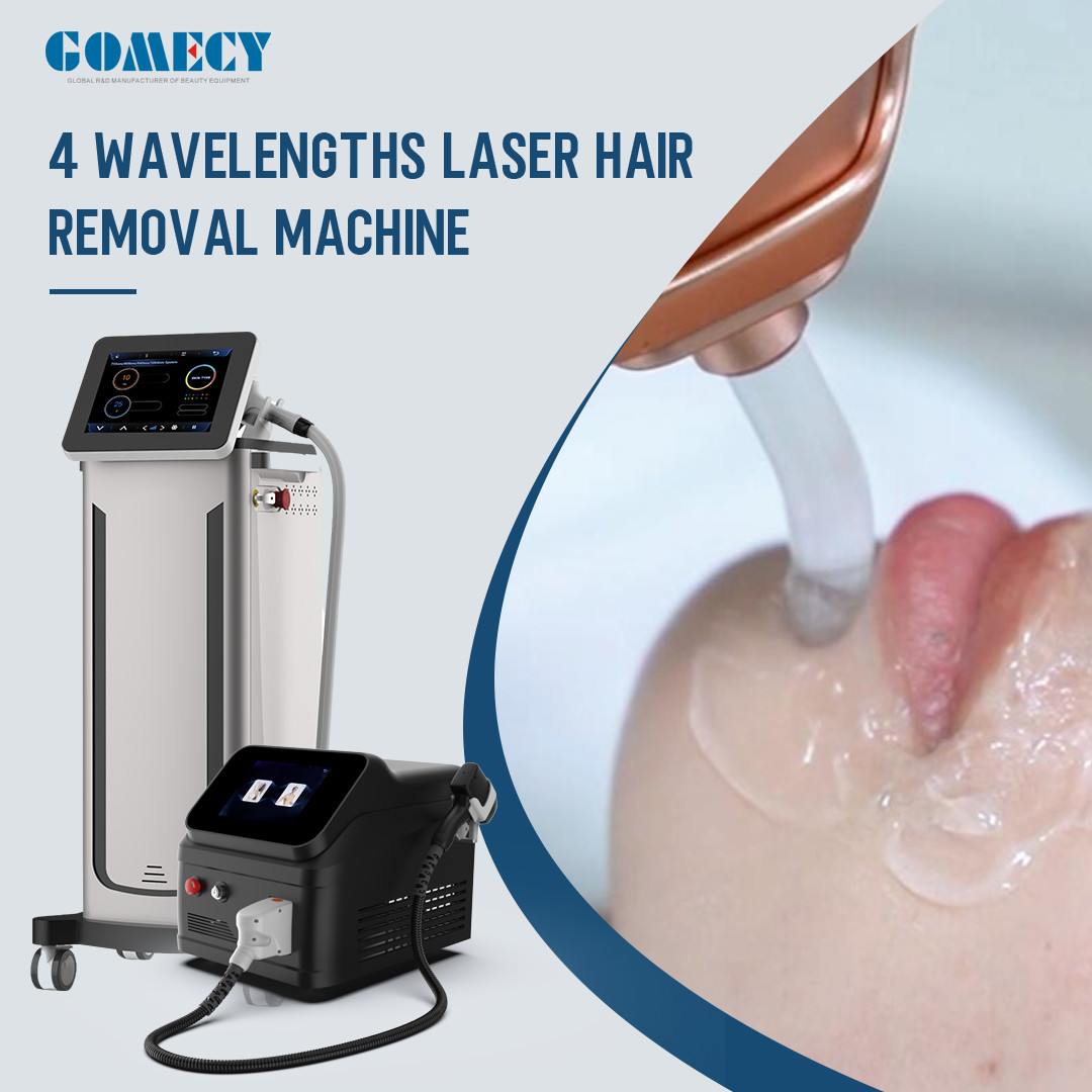 4 Wavelenths High Power Portable 808nm Diode Ice Laser Machine For Hair Removal