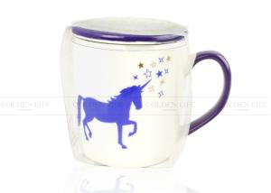 Quality Sublimation Coated Handgrip Ceramic Coffee Mugs 400cc wholesale