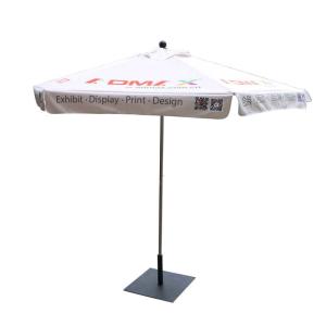 Quality Logo Printed Advertising Beach Umbrellas Aluminum Stainless Steel Pole wholesale