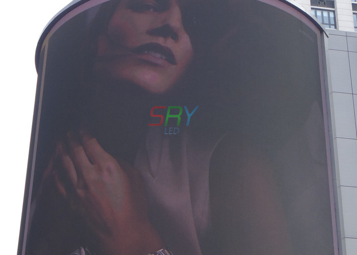 8mm Curved LED Display 4.80M X 6.72M Large Viewing Angle Waterproof LED Screen