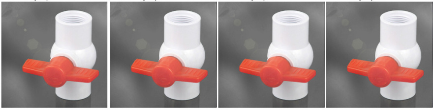 Male Female Thread Valve Plastic PVC F/M Valve Octagonal Irrigation Ball Valve