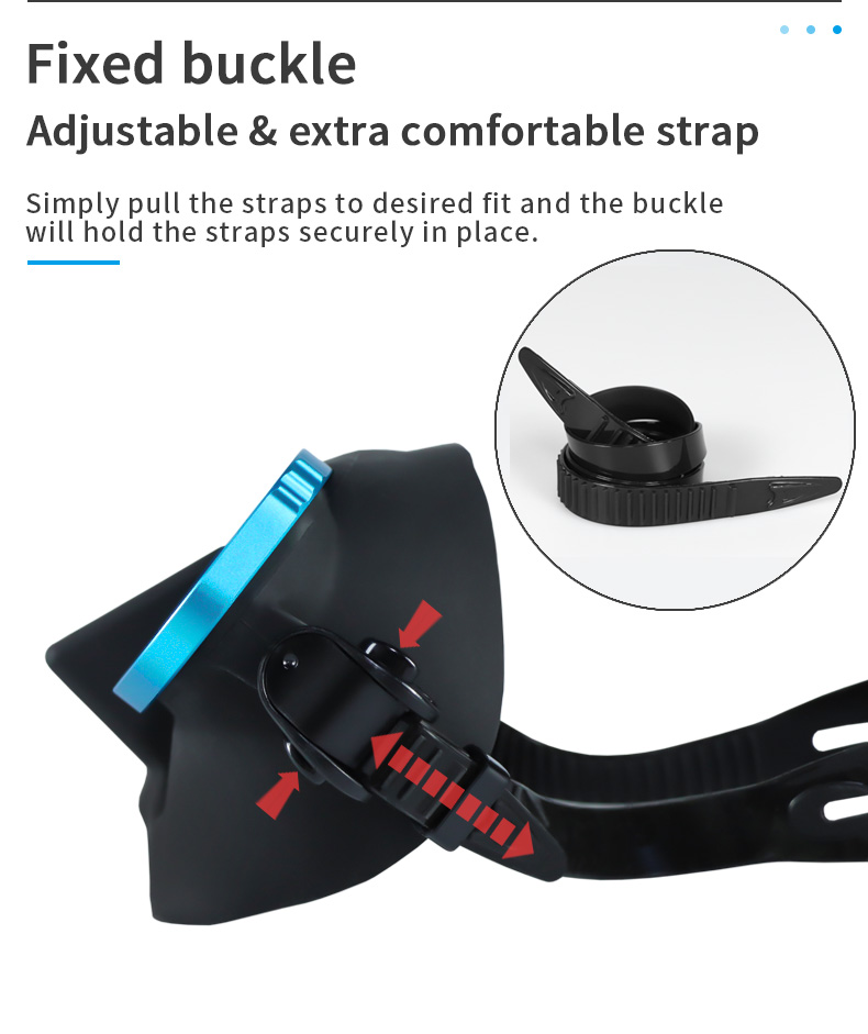 OEM Travel Friendly Corrective Dive Snorkel Mask Set For Woman