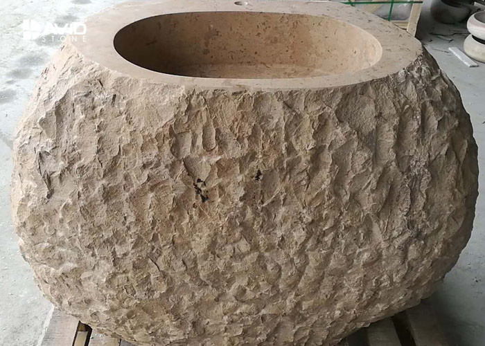 Free Standing Marble Bathroom Sink Wash Basin Custom Many Shapes And Size